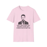 Fight Club "We buy things we don't need with money we don't have to impress people we don't like" - Softstyle T-Shirt