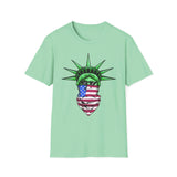 USA Statue of Liberty urban thug style - Softstyle T-Shirt