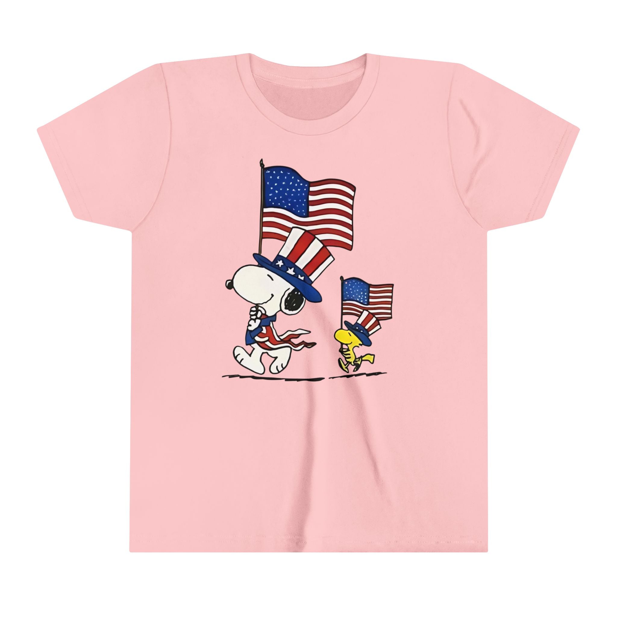 USA Snoopy Patriot Kids - Youth Short Sleeve Tee